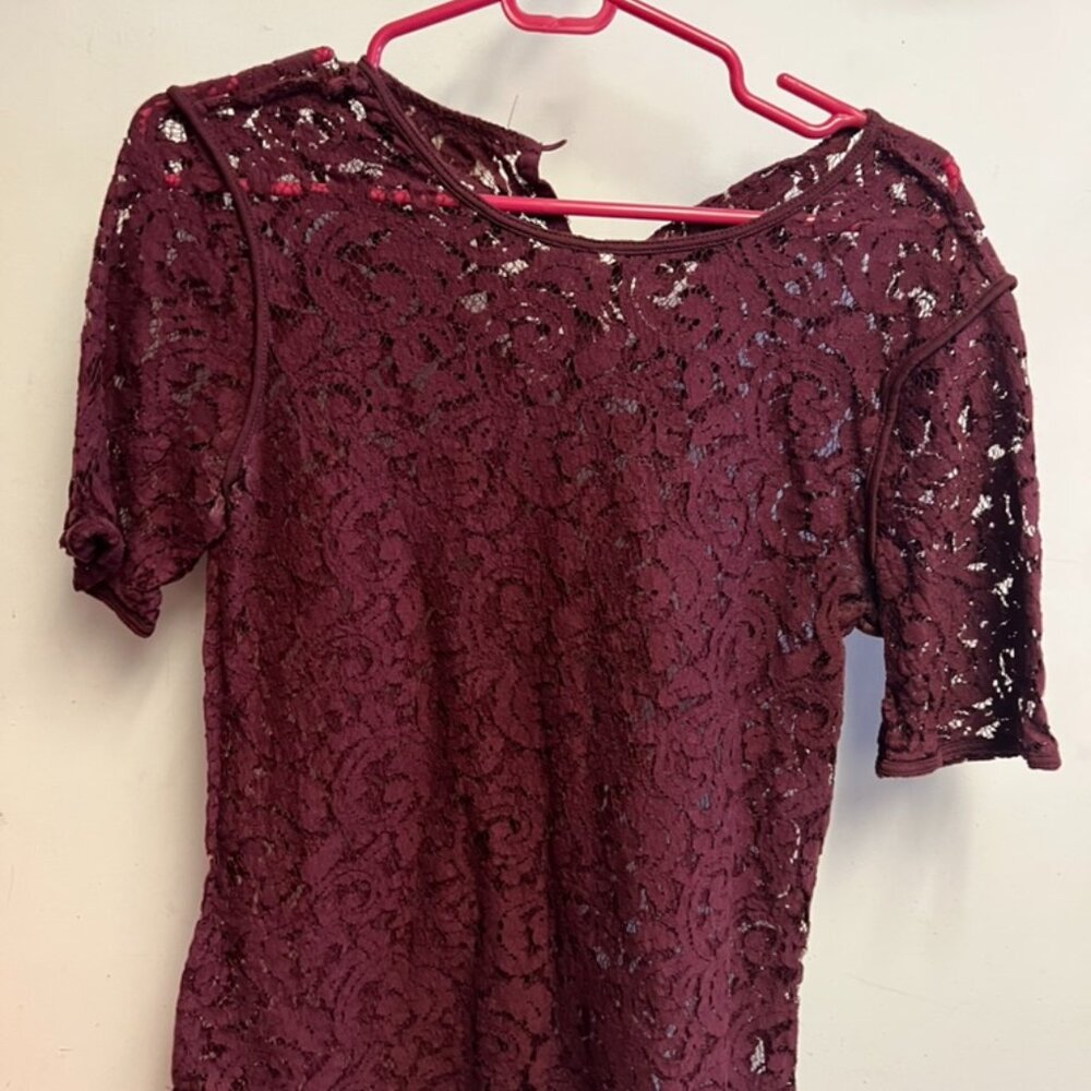 Loft embroidered overlay